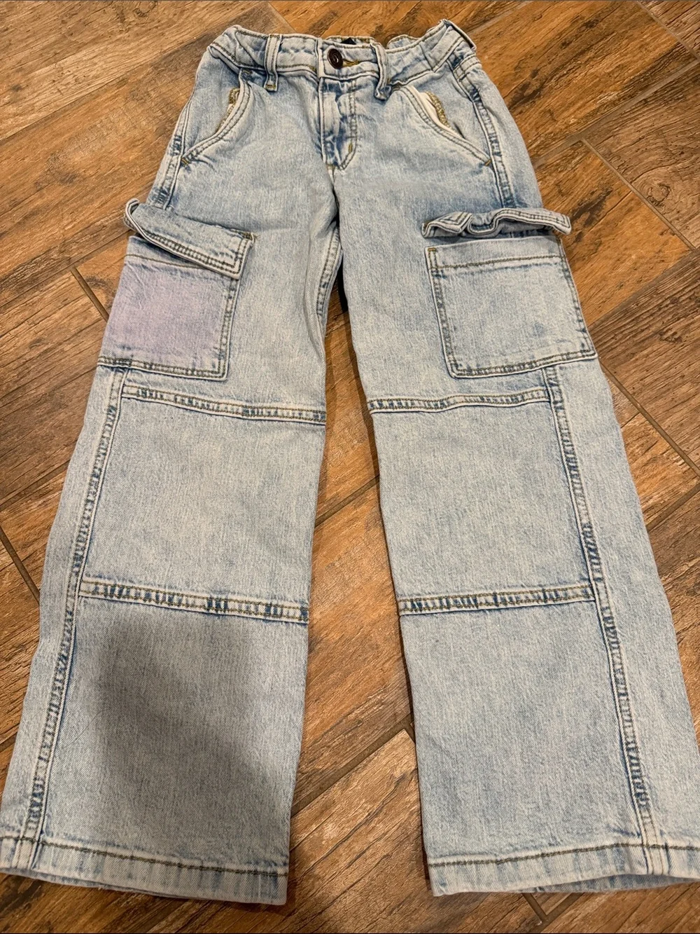 GAP Light Blue Denim Cargo Pants